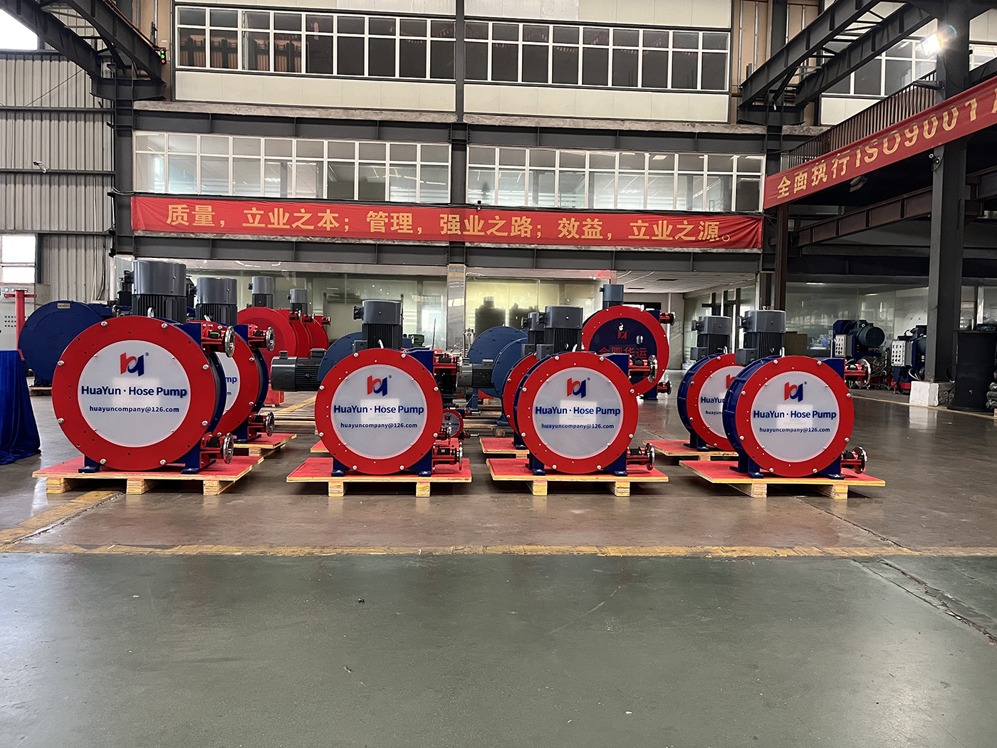 合肥华运机械软管泵发往巴西，助力当地污水处理提质增效