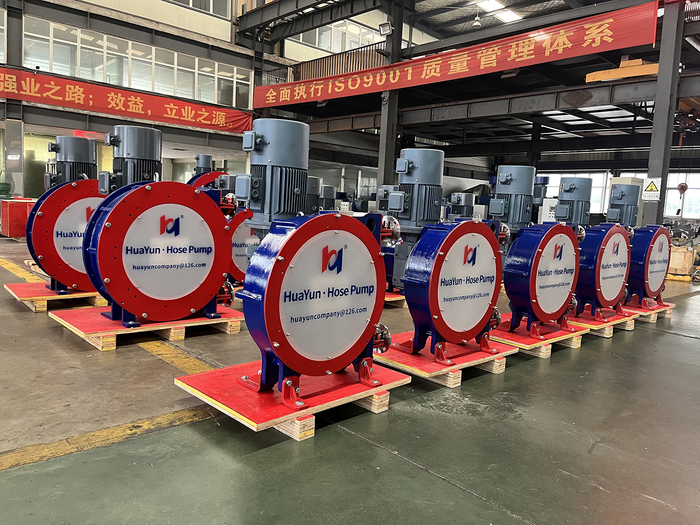 华运机械软管泵发往南非，赋能当地环保污水处理